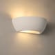 image 6 of First Choice Lighting Set of 2 Mazzaro White E14 Plaster Wall Lights White