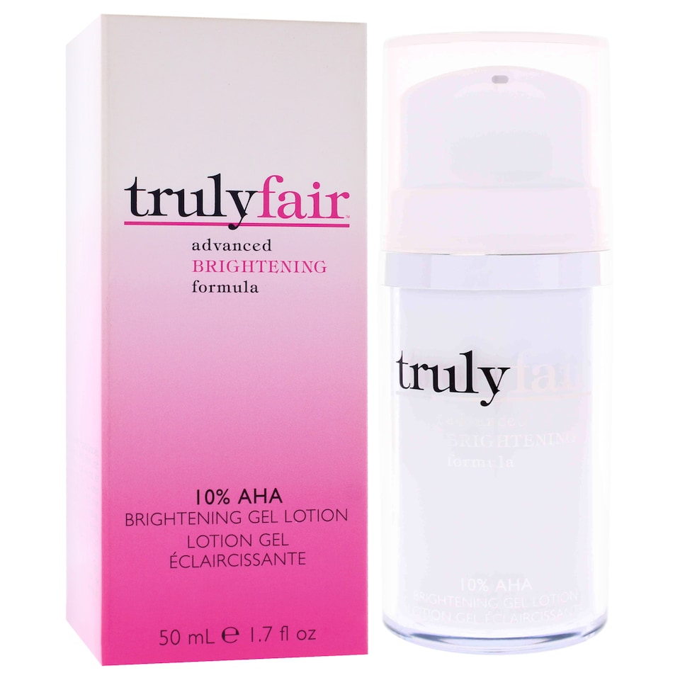 image 1 of 10 Percent Aha Brightening Gel Lotion by Truly Fair for Unisex - 1.7 oz Lotion | White