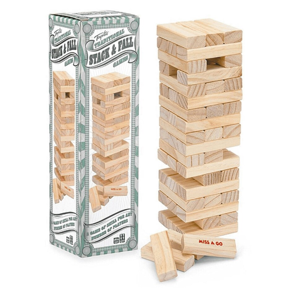 image 1 of Toyrific Stacking Blocks - Natural - One Size