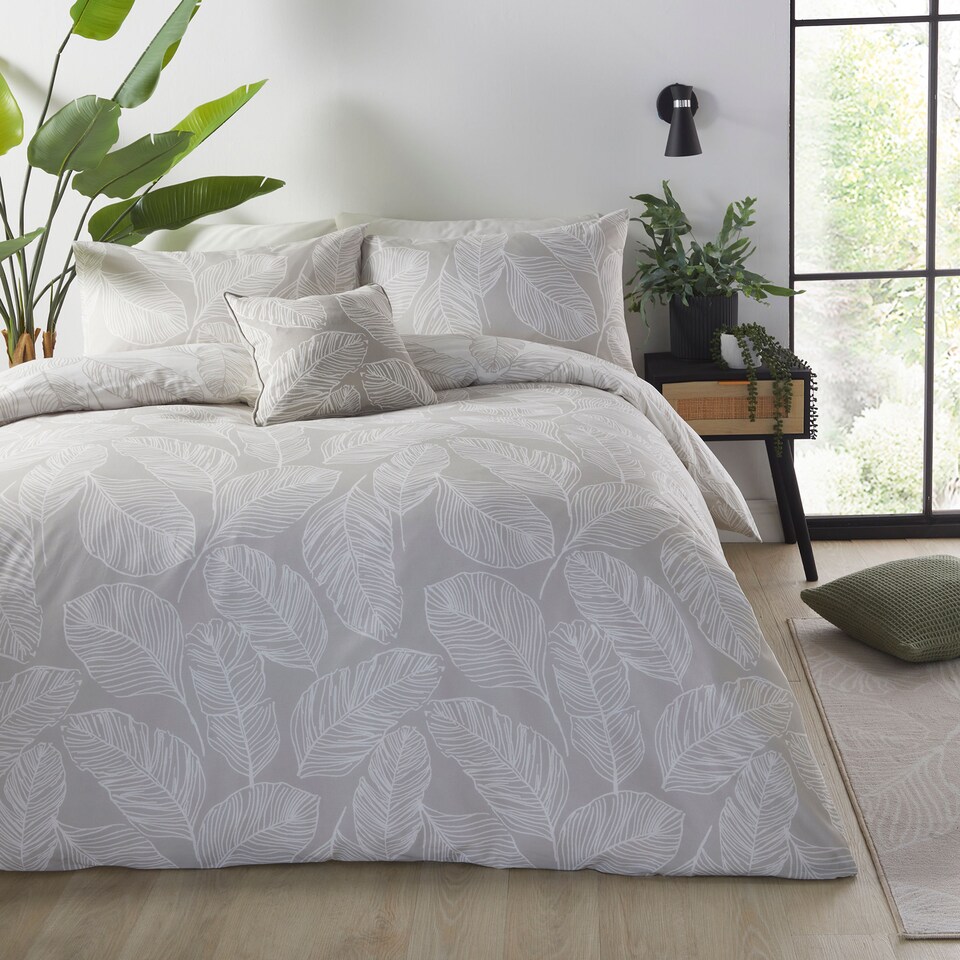 image 1 of Fusion Matteo Duvet Cover Set Natural