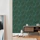 image 3 of Exotic Oasis Wallpaper in Teal Multi