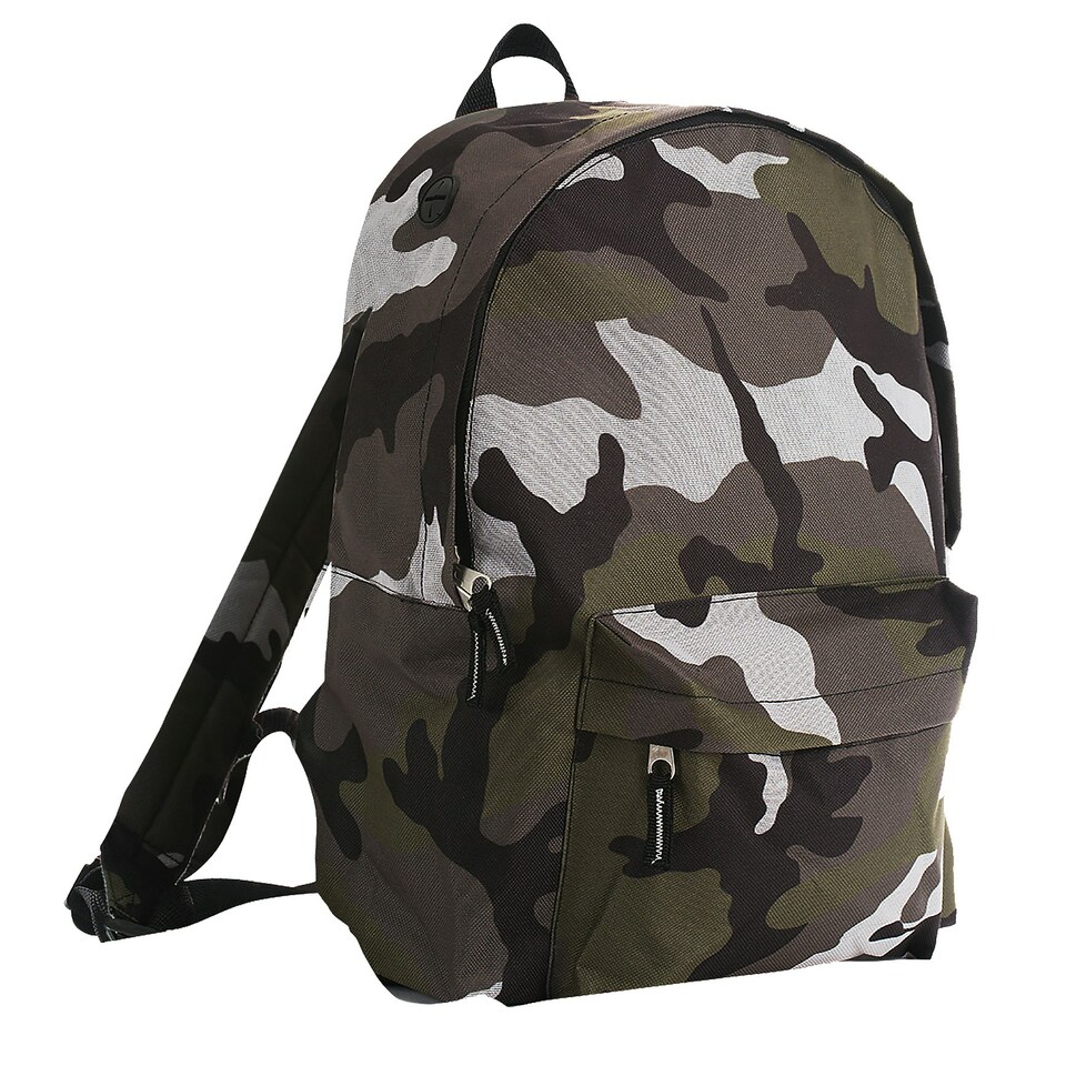 image 1 of SOLS Rider Backpack / Rucksack Bag - Camouflage - ONE