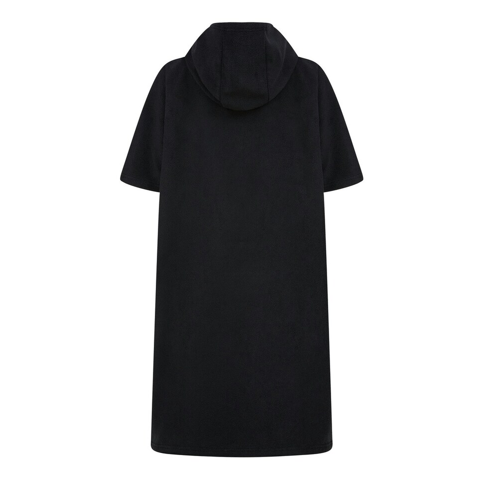 image 1 of Towel City Childrens/Kids Poncho - Black - 10-13 Years