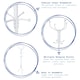 image 2 of Harbour Housewares Free Standing Steel Coat Rack - Coat Rack Coat Stand Hat Stand Clothing Rail Hook Hall Tree Organiser S