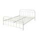 image 6 of Tewin Vintage Hospital Style White Metal Bed Frame (King)