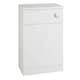 image 1 of Bathroom Back to Wall WC Toilet Unit 600mm Wide - Gloss White - (Impact) | White | White | 1