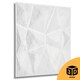 image 8 of NOVECRAFTO Geometric Diamond 3D Wall Panels – 6 Sheets Covering 1.5 sqm (16.15 sqft) – Matte PVC Cladding Panels 50x50cm Diamond Design | Black