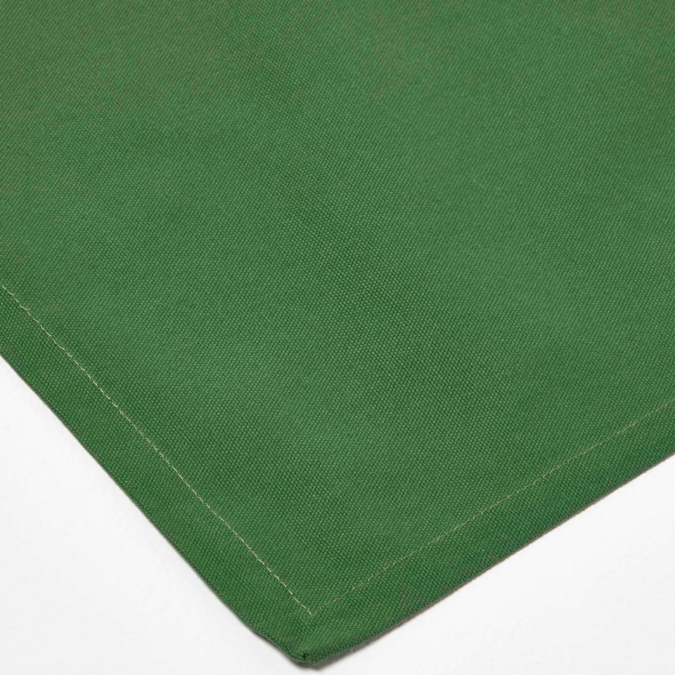 image 1 of Homescapes Christmas Dark Green Cotton Fabric 4 Napkins Set