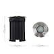 image 3 of ValueLights Set of 8 Silver Outdoor Walkover Lights with 5W Warm White Bulbs