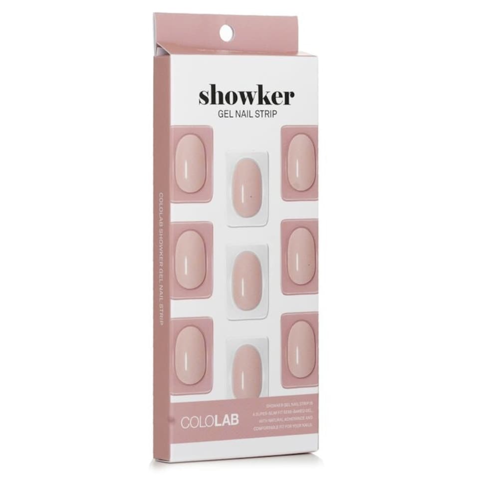 image 1 of Showker Gel Nail Strip # Csf112 Oh Baby Pink - 1pcs