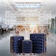 image 4 of Flight Knight 29" Extra Large Suitcase – 20kg Capacity Hard Shell Check-In Luggage with 4 Wheels  100+ Airlines Approved: Ryanair, EasyJet, Jet2, Wizz Air, BA | Blue | Navy/Tan | Large