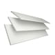 image 4 of 250cm Ultra White Smooth Finish Faux Wood Venetian Blinds with Strings  (120cm Drop) | White | White