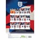 image 2 of England FA 2025 A3 Calendar - Red/Blue/White - One Size