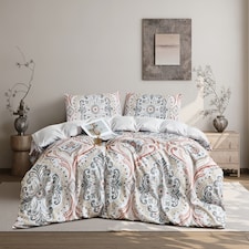 Ezysleep Esme Floral Printed Duvet Set - Duvet Cover And Matching Pillowcases | Multi