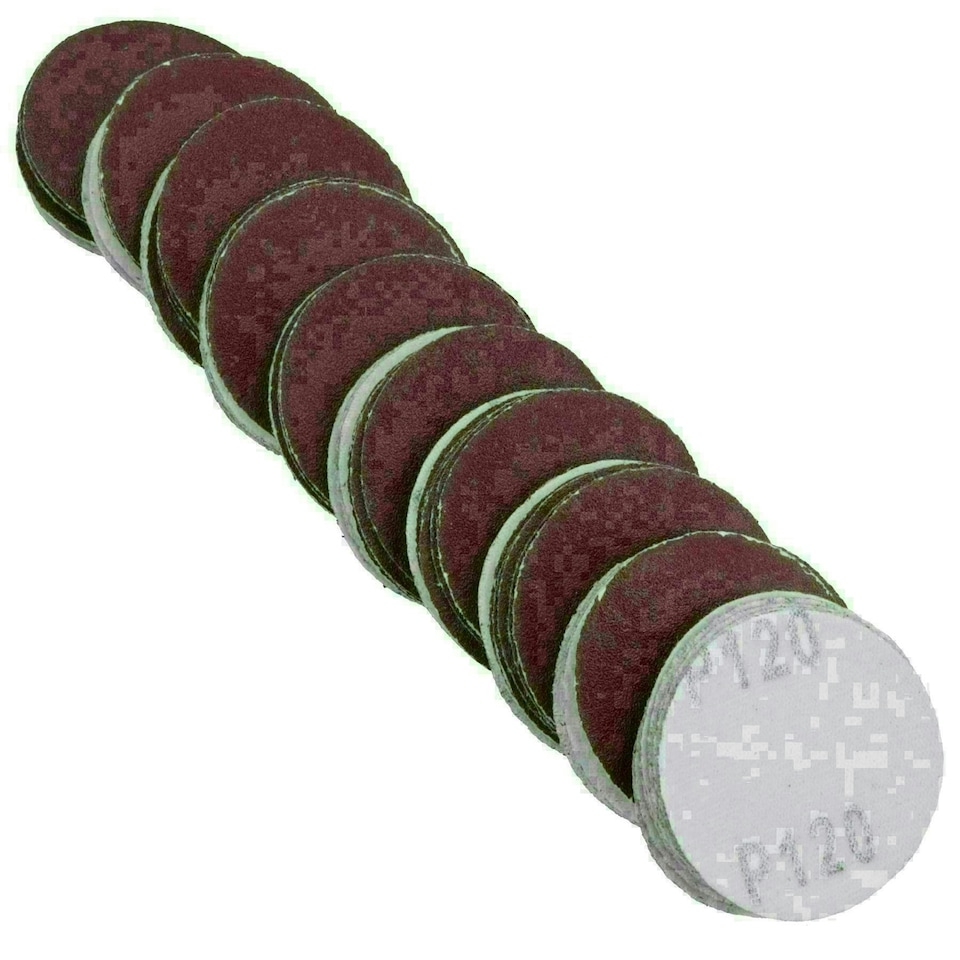 image 1 of 100 Pack Hook/Loop DA Sanding Grinding Abrasive Pad 120 Grit Discs 2" (50mm) AT376