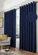 image 1 of Diamo Blackout Ring Top Eyelet Curtains - 168cm x 137cm - Blue