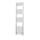 image 1 of Zennor - Chrome Electric Towel Rail H1600mm x W400mm Curved 300w Standard