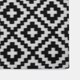 image 3 of OHS Geometic Grid Print Soft Polar Fleece Blanket Throw, 120x150cm - Mono
