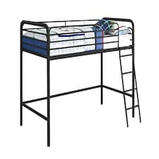 Midsleeper Bunk Bed Black, Single
