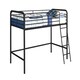 image 1 of Midsleeper Bunk Bed Black, Single