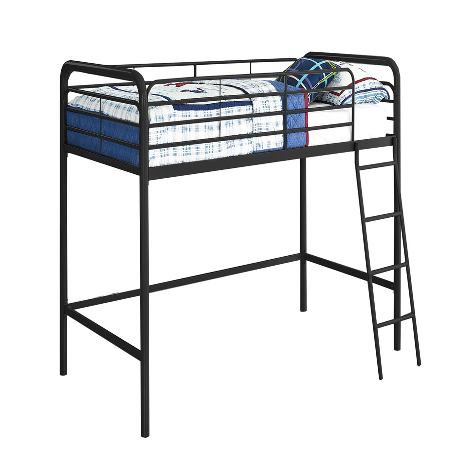 image 1 of Midsleeper Bunk Bed Black, Single