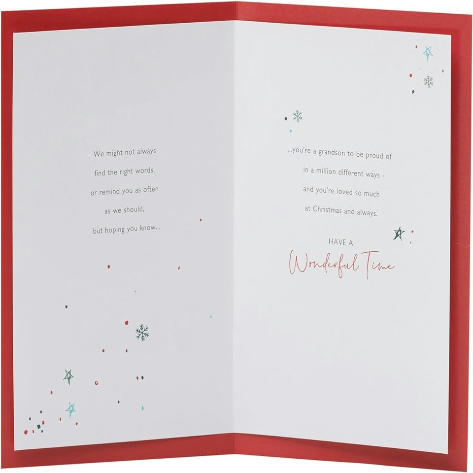 image 1 of Lovely Presents Design Son & Daughter-in-Law Christmas Card
