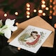 image 4 of Baby Jesus Mary Joseph Wreath Blank For Him Or Her Art Xmas Festive Christmas Card