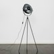 image 2 of ValueLights Morpho Gloss Black Floor Lamp and LED Bulb