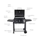image 9 of VonHaus Charcoal BBQ XL Portable Barbecue