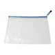 image 4 of Pack of 12 A5 Blue Zip Strong Mesh Bags - Tough Waterproof Storage