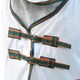 image 3 of Weatherbeeta Comfitec Tyro Combo Neck Horse Fly Rug - White/Green/Burnt Orange - 4´
