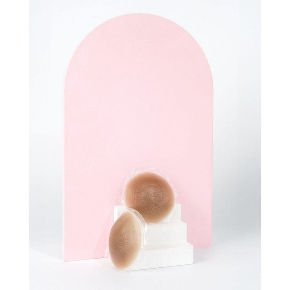 image 1 of Brushworks Reusable Silicone Nipple Covers Shade 6.0 - Espresso