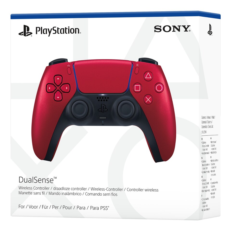 image 1 of Sony DualSense Red Bluetooth Gamepad Analogue / Digital PlayStation 5 - Volcanic Red -1000038837 - P5AEJSSNY57682