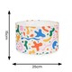 image 2 of ValueLights Kids Bright Abstract Easy Fit Ceiling Light Shade - Bulb Included