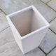 image 4 of 45cm Tall Plastic Slate Effect Garden Patio Planter in Stone