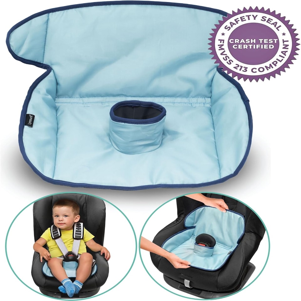 image 1 of Lynmark® Potty Training Car Seat Protector Cover with Middle Buckle Hole, Blue | Blue | Universal | 1