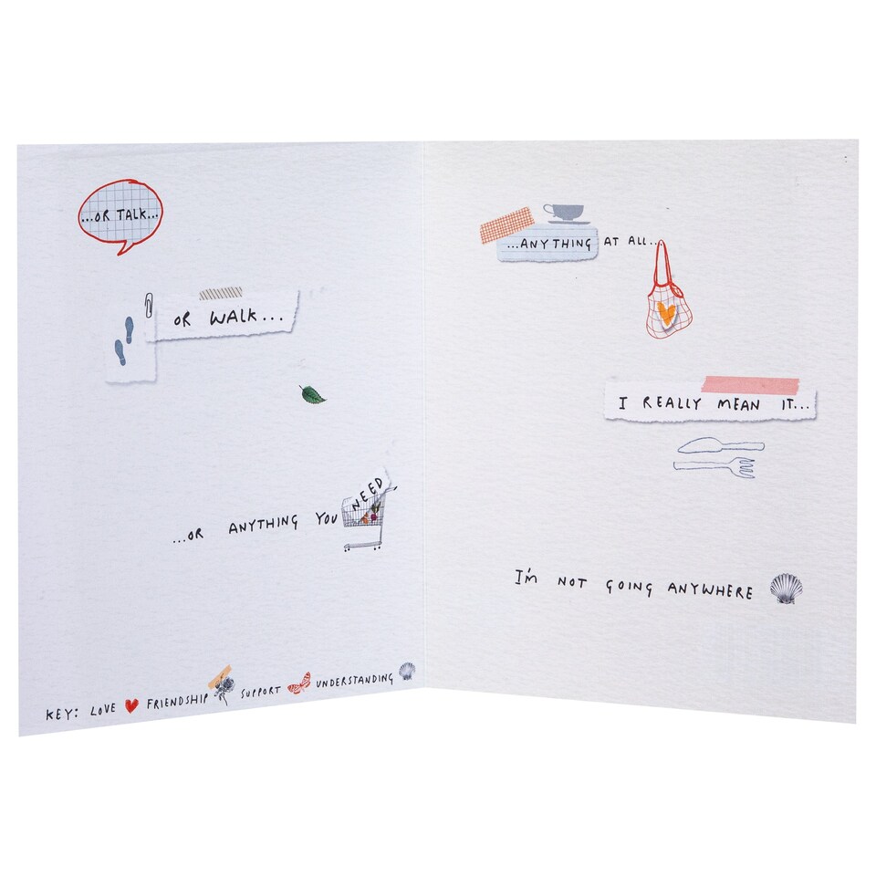 image 1 of Hallmark Maggie's - Cancer Treatment Charity Card - Just Checking In Design