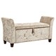 image 4 of Vida Designs Seville Storage Ottoman Bedroom Hallway Chest Bench, Crushed Velvet Champagne | Gold | Crushed Velvet Champagne | One Size
