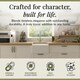 image 2 of Single Bowl Fireclay Compact Belfast Kitchen Sink & Basket Strainer Waste - 460mm