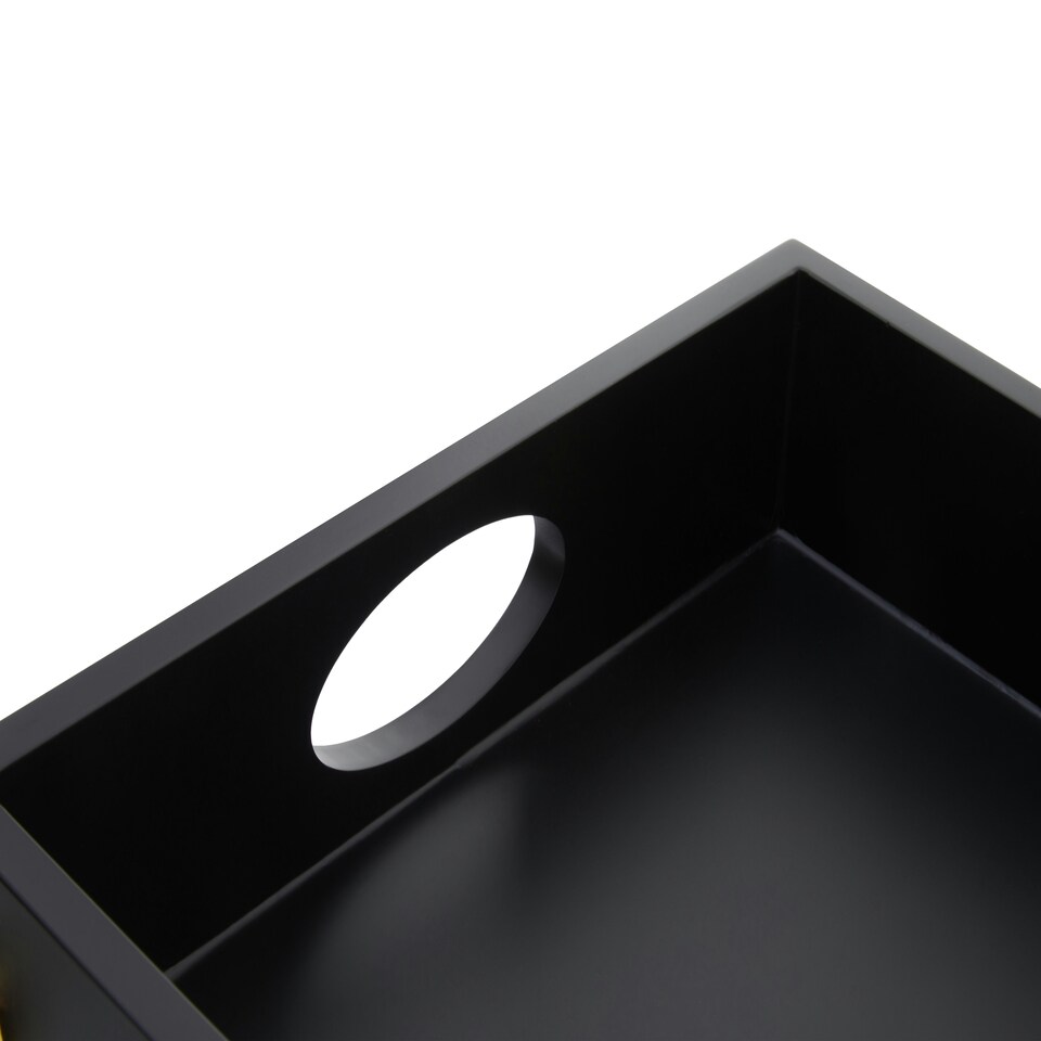 image 1 of Interiors by Premier Frida Black Tray Black