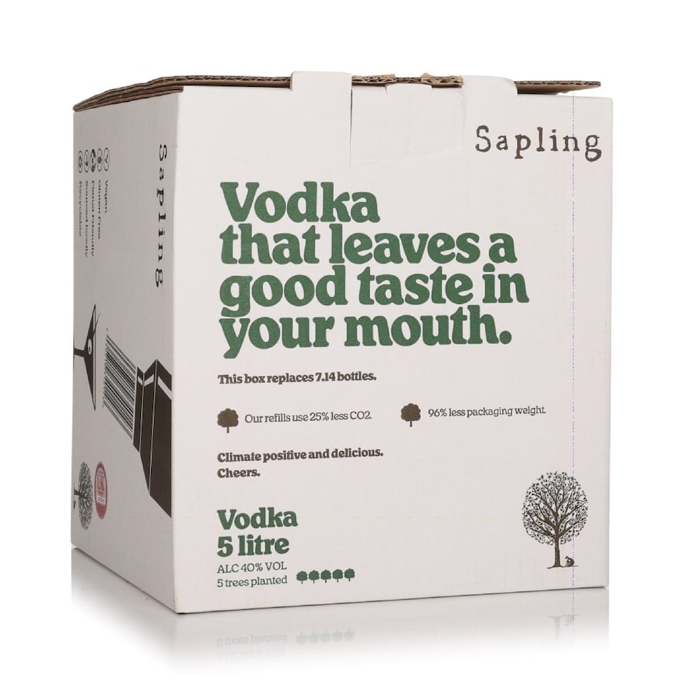 image 1 of Sapling Vodka Bag in Box 5L | Clear