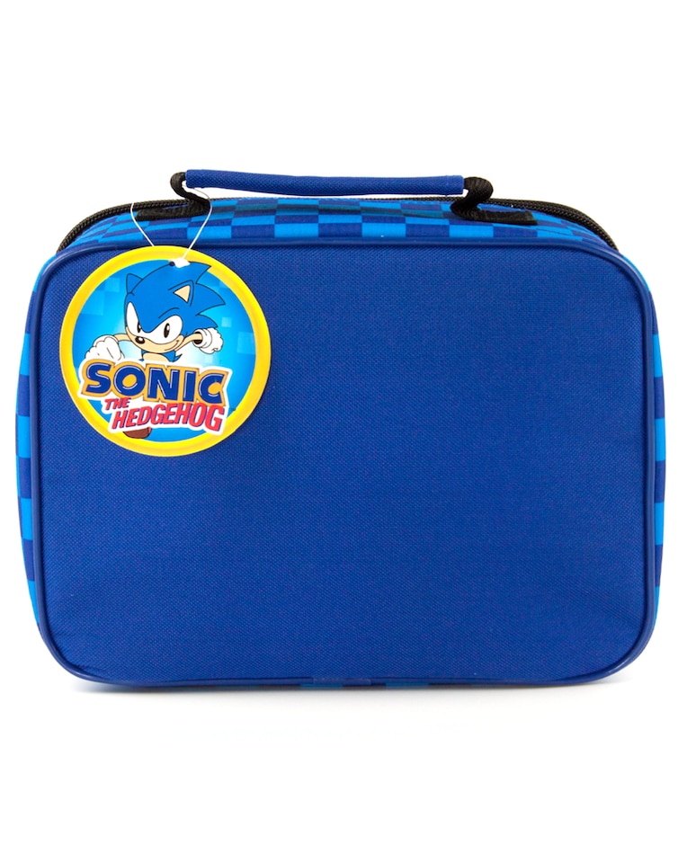 image 1 of Sonic The Hedgehog Lunch Bag for Kids | Dive into Boys' Retro Gaming Adventure | Food Container Fun with The Speedy Blue Hero | Durable Material for Active Adventures | Made for True Gaming Fans