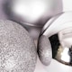 image 6 of Christmas Decorations Baubles mid grey 6cm 6pcs set pvc