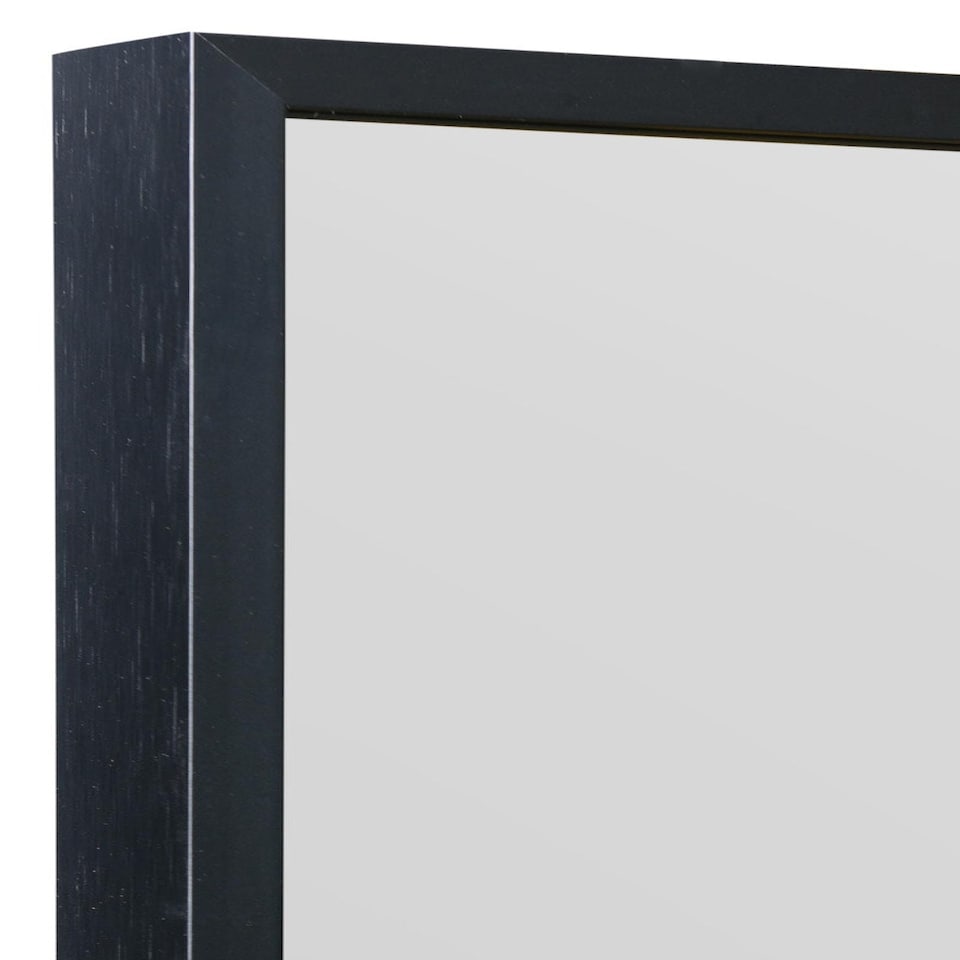 image 1 of The Artus - Black Aluminium Edged Wall Mirror 47" X 31" (120CM X 80CM) Black