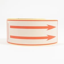 This Way Up Arrows Sticker Label Roll - Pack of 25