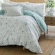 image 1 of Wylder Bella Reversible Floral Single Duvet Cover Set Blue | White | Single