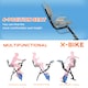 image 4 of HOMCOM 2-In-1 Folding Exercise Bike with 8-Level Magnetic Resistance Blue