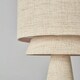 image 5 of BHS Terri Tiered Table Lamp, Natural
