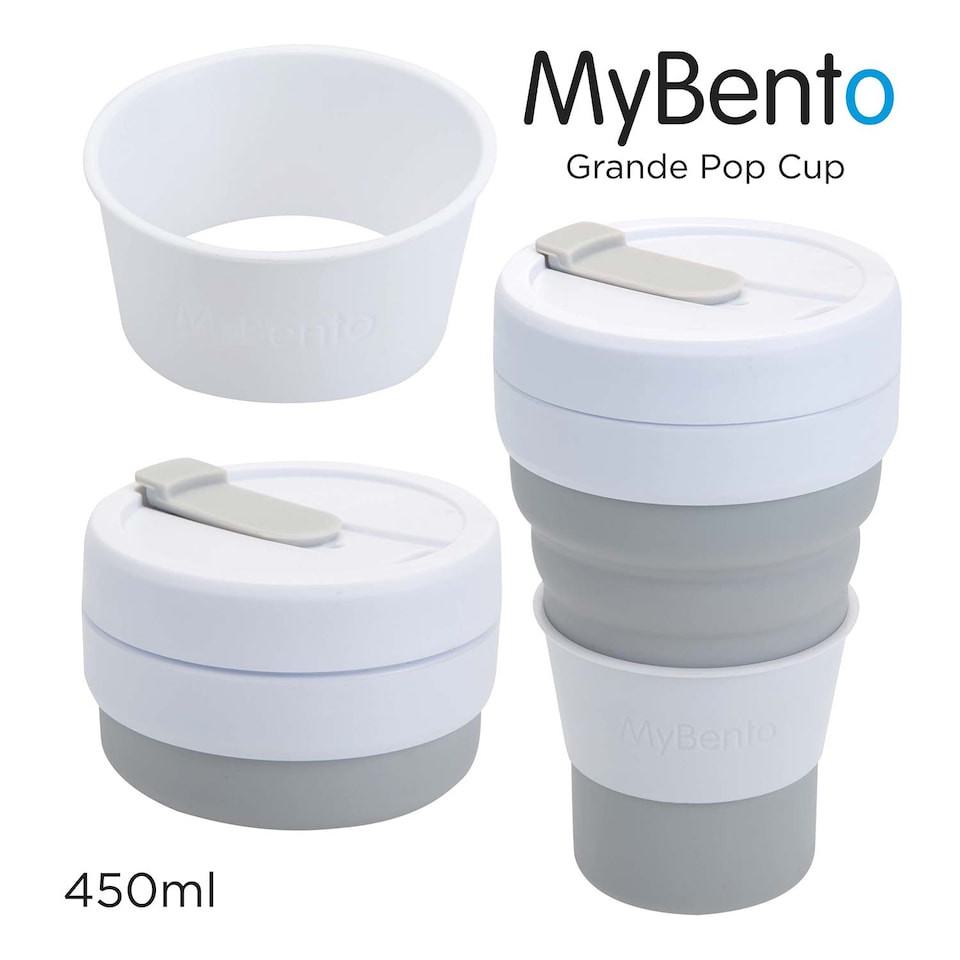 image 1 of VFM e-Store Collapsible Travel Cup Grande 450ml, Berry