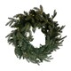 image 1 of 60cm Premium Mixed branch prelit Green Wreath - with timer